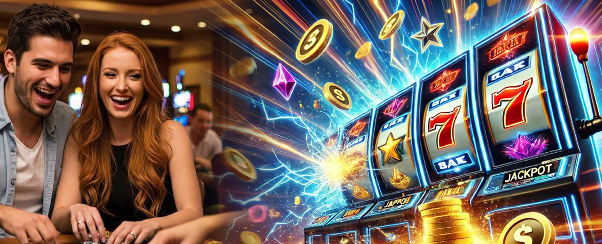 A vibrant JILI slot machine with glowing gold and yellow accents, emphasizing super wins